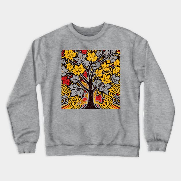 Autumn Tree Crewneck Sweatshirt by JSnipe